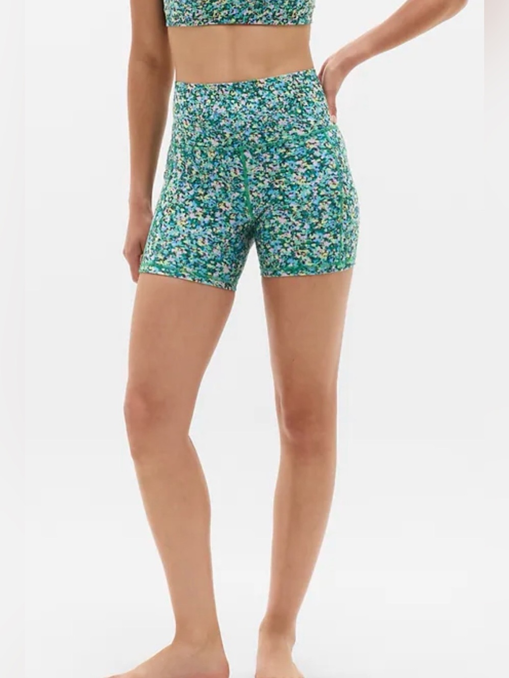 Athleta Salutation Stash High Rise 5 Shorts Women’s Size Small Brand New